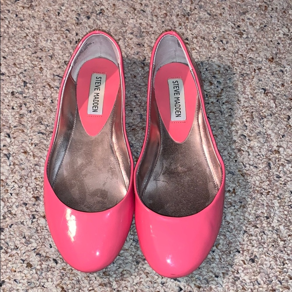 Steve Madden Pink Flats